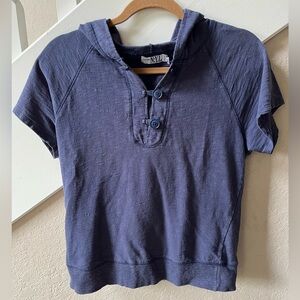 Petite NYL Short Sleeved Hoodie